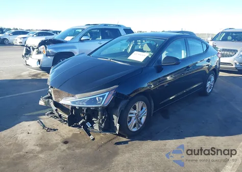 2019 Hyundai Elantra Sel from USA, damaged, VIN 5NPD84LF9KH406060